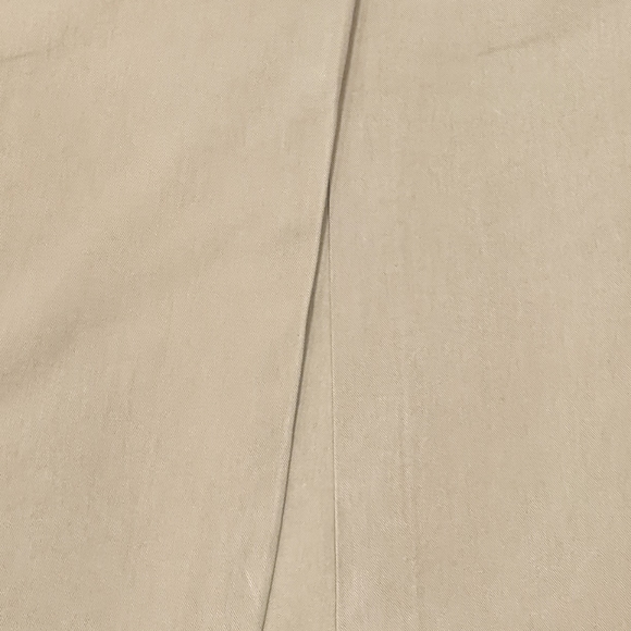 Korean Tan Brown Wrap Midi Skirt with Slit and Decorative Buttons Size S - Picture 8 of 12